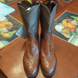 Justin Ostrich Boots